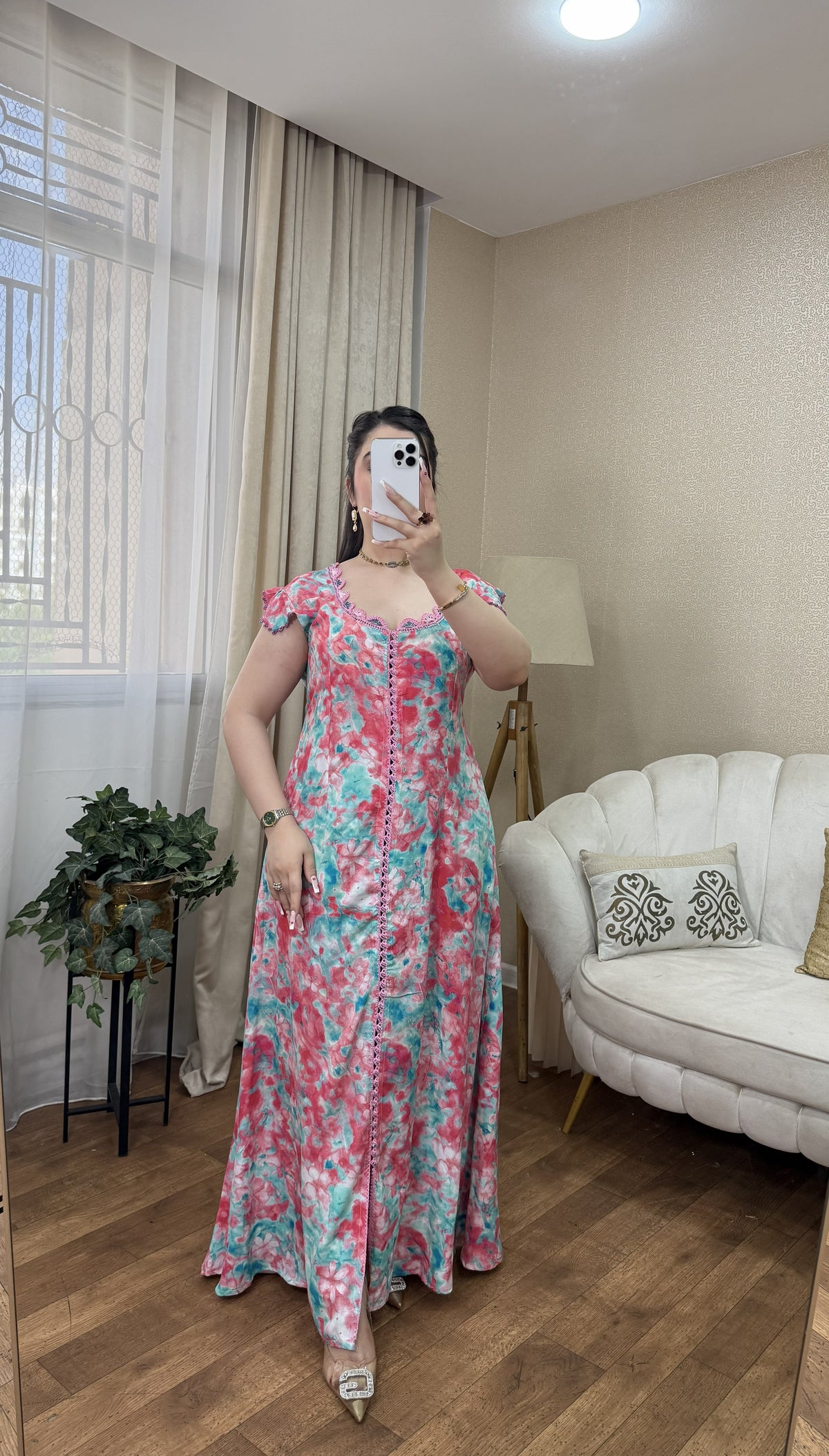 Gandoura Fibranne Satinée AF Collection