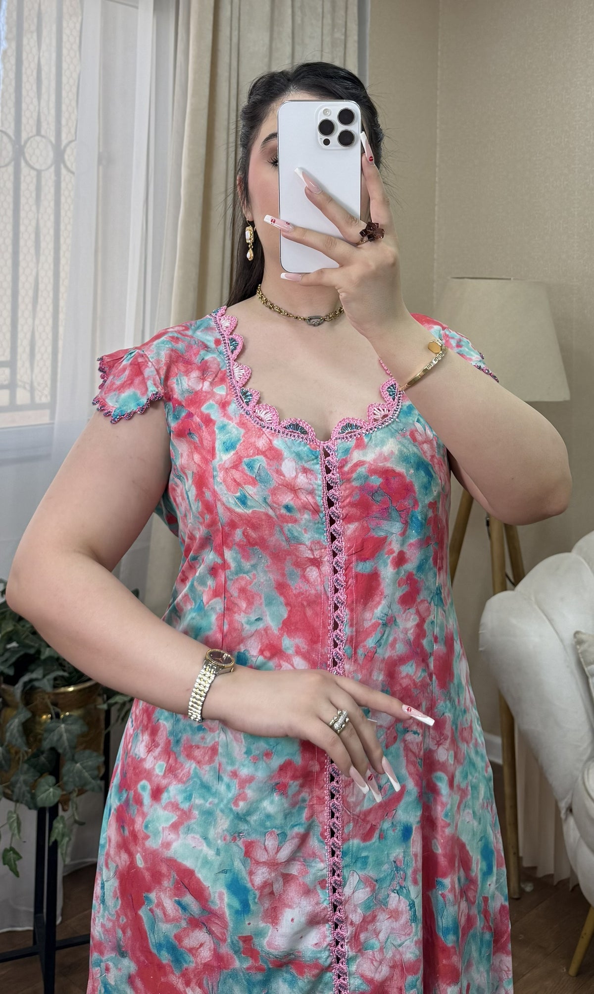 Gandoura Fibranne Satinée AF Collection