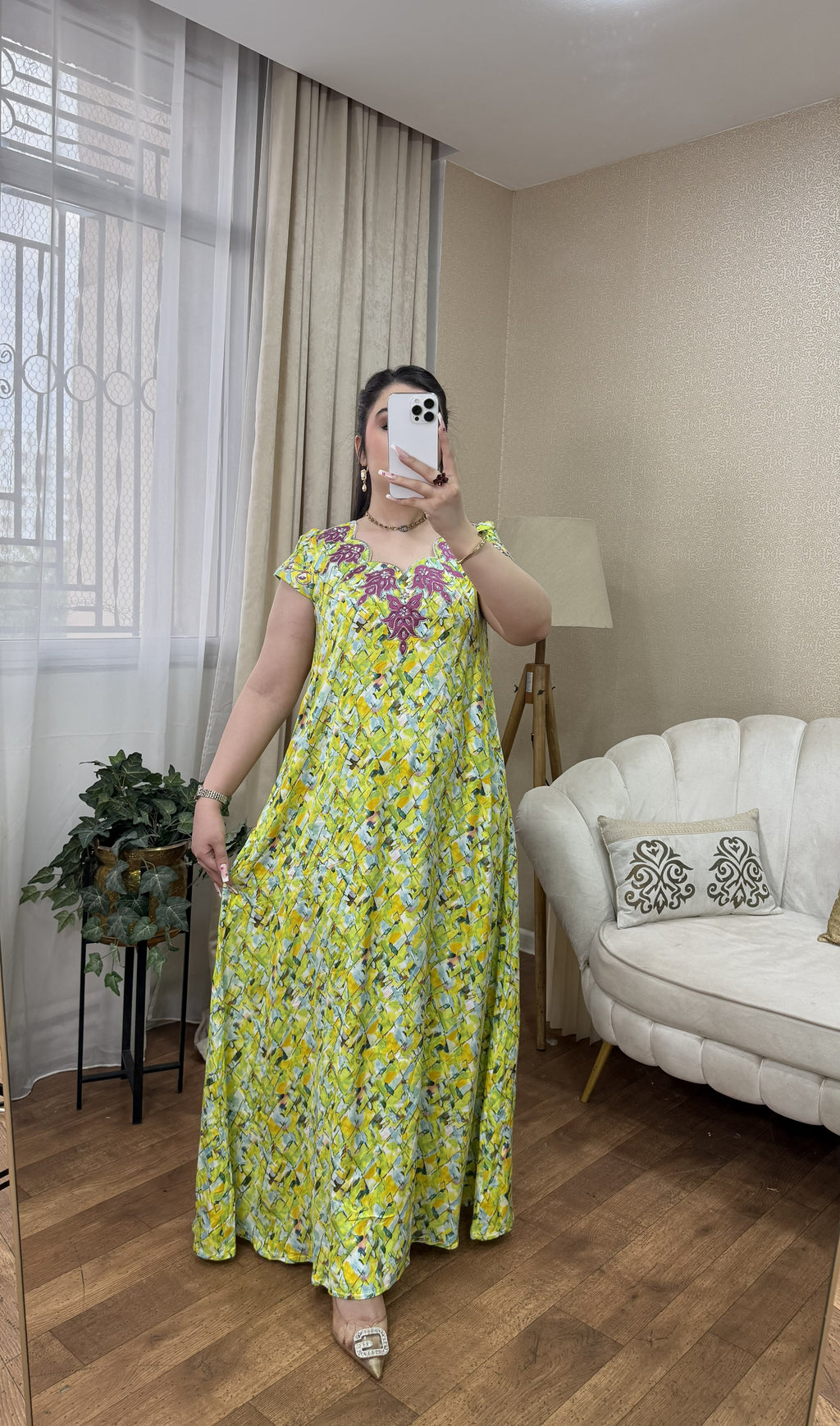 Gandoura Fibranne Satinée AF Collection