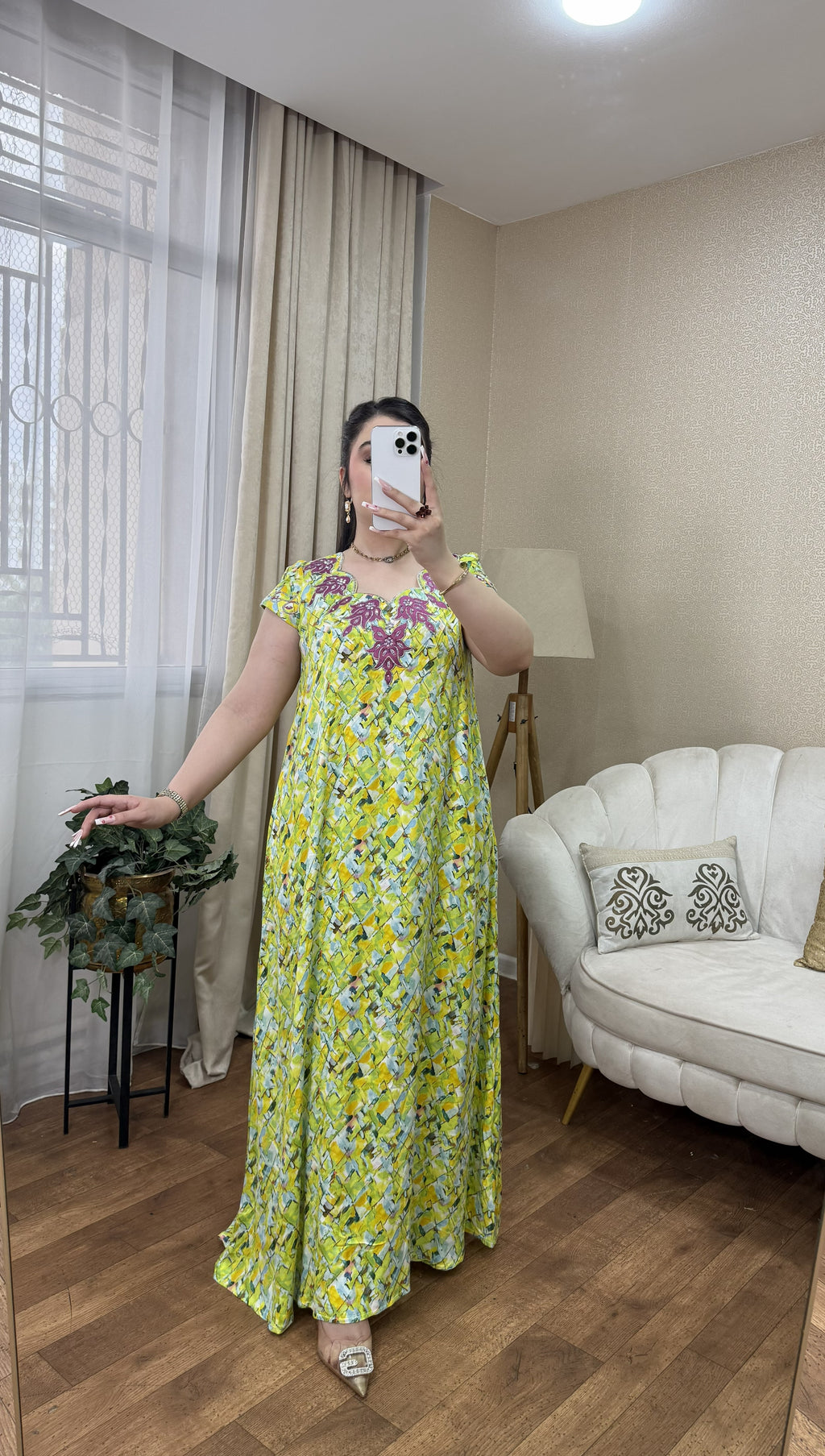Gandoura Fibranne Satinée AF Collection