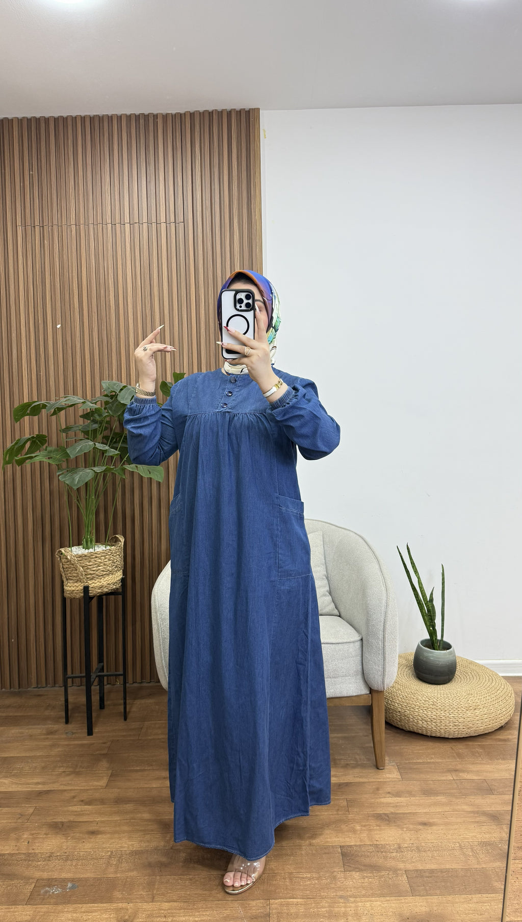 فستان الدنيم التركي